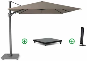 Platinum Challenger zweefparasol 3.5x2.6m T2 premium  (incl. voet en hoes)