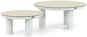 Hoek loungeset 5 personen Aluminium Wit  Lifestyle Garden Furniture Harmonic