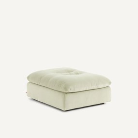 Modulaire voetensteun in stonewashed fluweel, GIULIANO