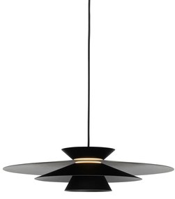 Design hanglamp zwart incl. LED 3-staps dimbaar - Pauline