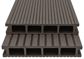 vidaXL Terrasplanken HKC met accessoires 10 m² 2,2 donkerbruin