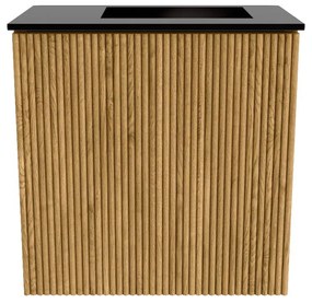 Mondiaz Joya 40cm toiletmeubel oak met wastafel faye rechts 1 kraangat urban