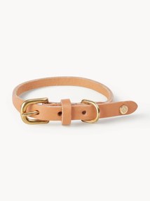 Leren hondenhalsband Robin, L 35 cm