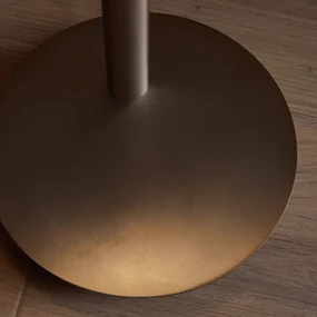 Vloerlamp in gezandstraald glas, design Gallina, Strozzi