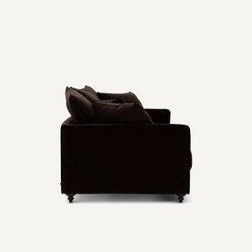 Omvormbare compacte bank in fluweel, Lazare