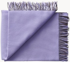 Wollen plaid Secret met franjes