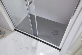 Saniclear Naxos SMC douchebak stone-look 120x80cm grijs mat