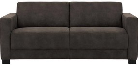 Goossens  My Style donkerbruin, microvezel, 2,5-zits, stijlvol landelijk
