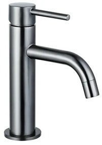 Fortifura Calvi Slim Wastafelkraan - 17.4cm - opbouw - Geborsteld Gunmetal PVD SW766538