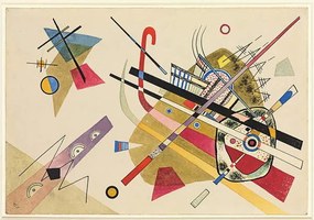 Kandinsky, Wassily - Kunstdruk Untitled; Ohne Titel, 1922, (40 x 26.7 cm)