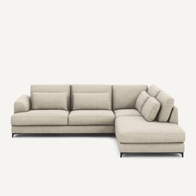 Omvormbare hoekbank rechts, katoen en linnen, Marsile