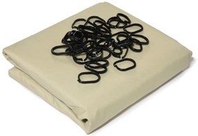 Metalen tuinhuisje Sardinië 3x3 met gordijnen Garden Point beige