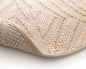 Garden Impressions Buitenkleed Ø200 cm - leaf sand