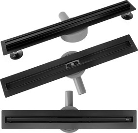 Lineaire afvoer Rea Neox Slim Pro Black 80