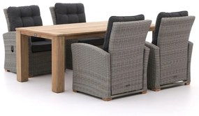 Intenso Mazzano/ROUGH-X 200cm lounge-dining tuinset 5-delig verstelbaar