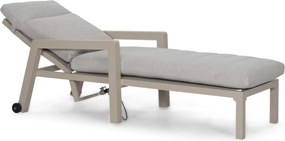 Lifestyle Garden Furniture Evora Ligbed Verstelbaar Aluminium Zand/Beige
