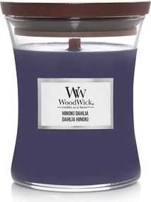 WoodWick geurkaars - Medium Hourglass - Hinoki Dahlia