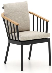 Dining tuinstoel | Apple Bee Condor | Aluminium | Natural Teak/Taupe/Zwart | Kees Smit Tuinmeubelen