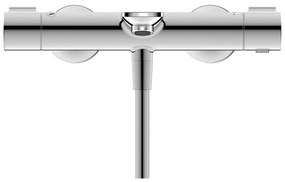 Duravit Wave Badthermostaat - omstel - koppelingen - HOH=15cm - chroom glans wa5220000010