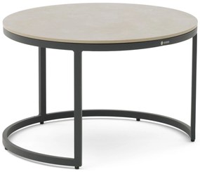 Hoek loungeset 5 personen Aluminium/rope Grijs  Coco Puerto/Santander