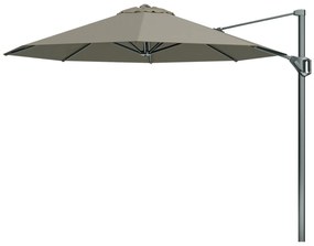 Platinum Voyager ronde zweefparasol T1 3 m. - Taupe met Marbella voet en hoes