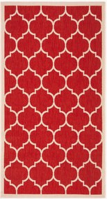 Laagpolig in- & outdoor vloerkleed Monaco Trellis