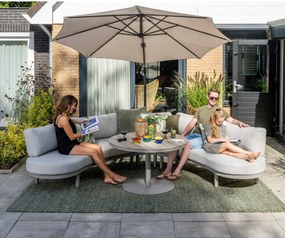 Garden Impressions Mallorca loungeset 3-delig - taupe