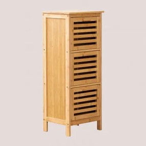 Bernadette Bamboe Kast Met Deuren 35x80 Cm Bamboe - Sklum