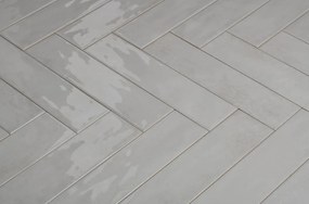 DTG Nissel wandtegel 7.5x30cm wit
