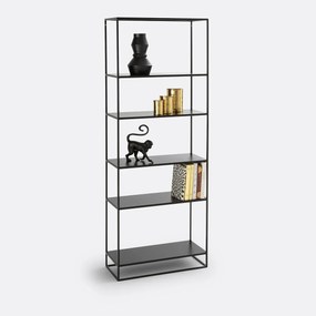 Stalen wandrek 6 planken, Hiba