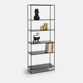 Stalen wandrek 6 planken, Hiba