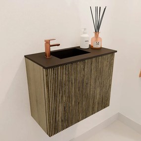 Mondiaz Joya 50cm toiletmeubel dusk met wastafel faye links 1 kraangat urban