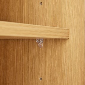 Eiken Wandkast Modern - 80x40x137cm.