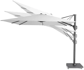 Platinum Challenger Zweefparasol T2 premium - 3x3 m. Champagne - Sandstone