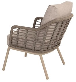 Taste by 4 Seasons Puglia low dining chair latte  Loungestoel    taupe weerbestendig