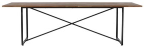 Jörn Industriele Eettafel - X-Bang - Teak Hout - 250x100 cm - Jorn