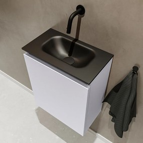 Mondiaz Ture 40cm toiletmeubel cale met wastafel urban midden geen kraangat