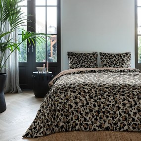 Fresh & Co Leopard Print 1-persoons (140 x 200/220 cm + 1 kussensloop) Dekbedovertrek