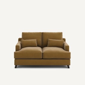 2-zits compacte zetel van linnen fluweel, ALWINE