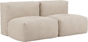 Soft Zitzak Indoor 2 Seater - Corduroy Beige