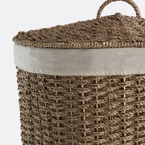 Wasmand van gevlochten zeegras, JUBO