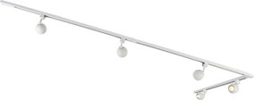 Smart 1-fase railsysteem incl. 5 Wifi GU10 wit - Iconic Gissi