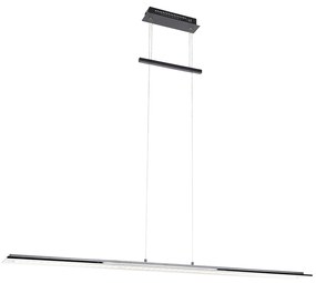 Eettafel / Eetkamer Moderne hanglamp zwart incl. LED 3-staps dimbaar - Kahan Modern Binnenverlichting Lamp