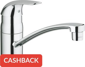 Grohe EuroPro keukenkraan met lage uitloop chroom