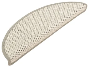 vidaXL Trapmatten zelfklevend 15 st sisal-look 56x20 cm beige