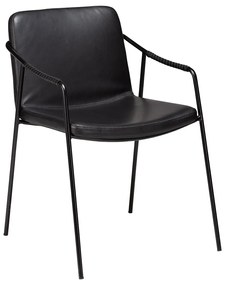 Dan-Form Boto Design Eetkamerstoel Zwart Kunstleer