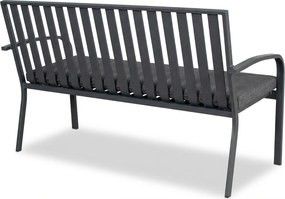 Milan Alu -seater Bench Grey