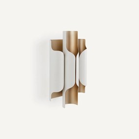 Wandlamp in metaal ijzer, Henrio