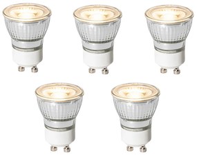 Set van 5 GU10 3-staps dimbaar LED lamp 35mm 4W 220 lm 3000K