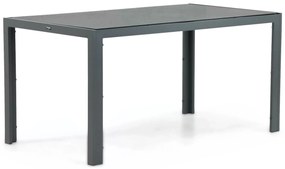 Tuinset 4 personen 150 cm Aluminium/textileen Grijs Domani Furniture Verde/Venustas